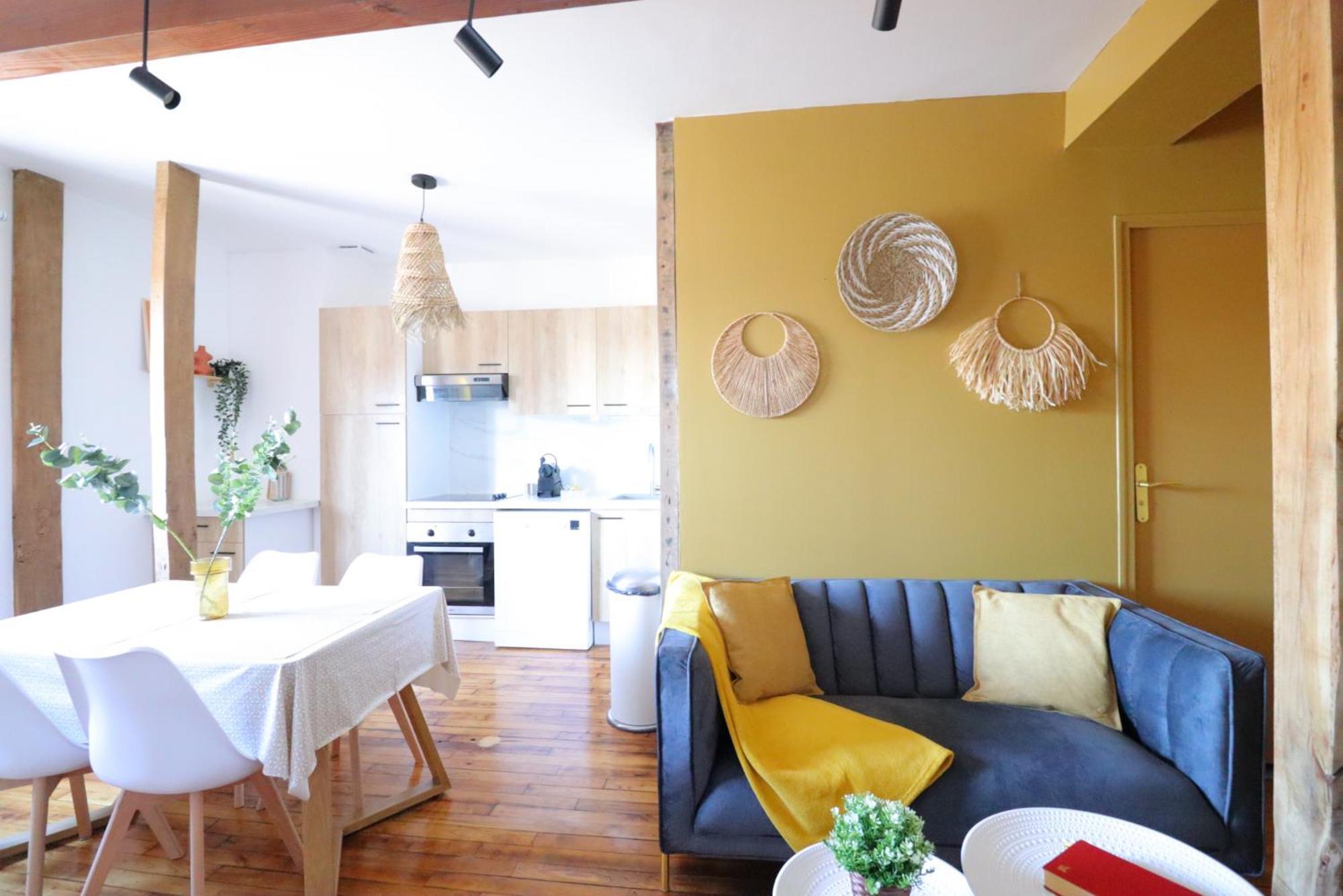 Le Boho - Charmant T3 Avec Climatisation Et Fibre Bergerac Pokoj fotografie